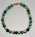 Collana in flourite