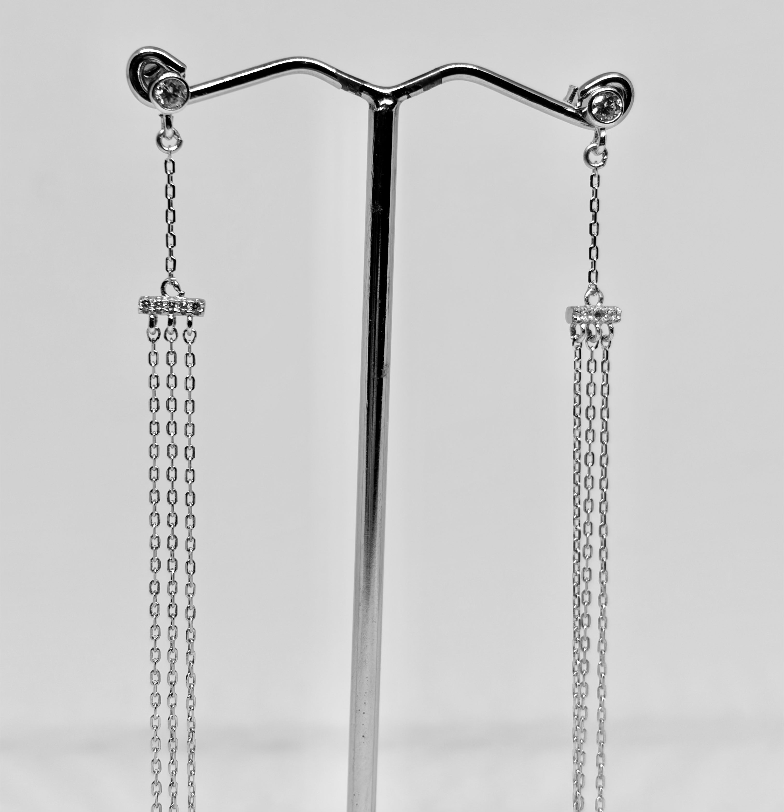 Orecchini con catenelle