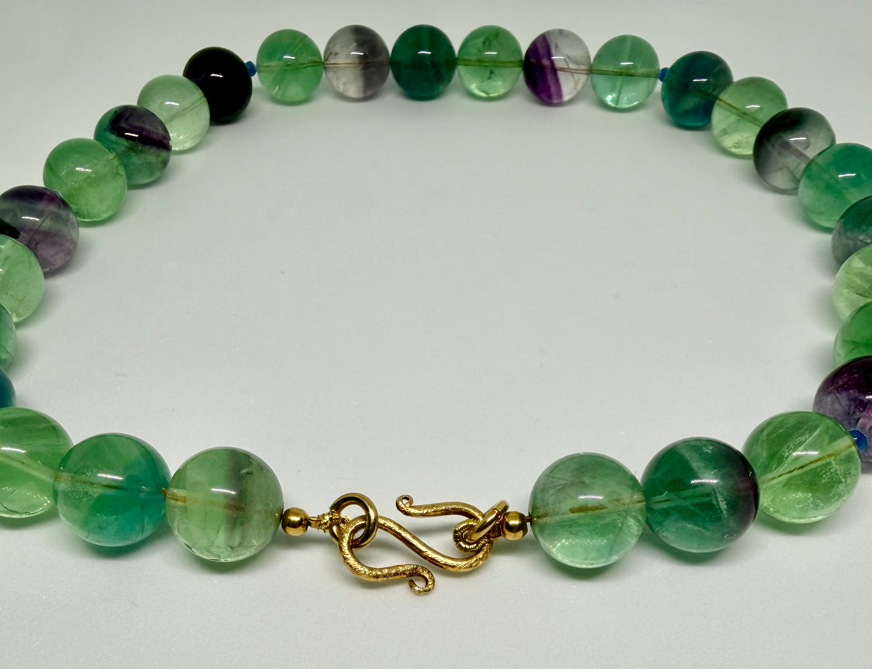 Collana in flourite