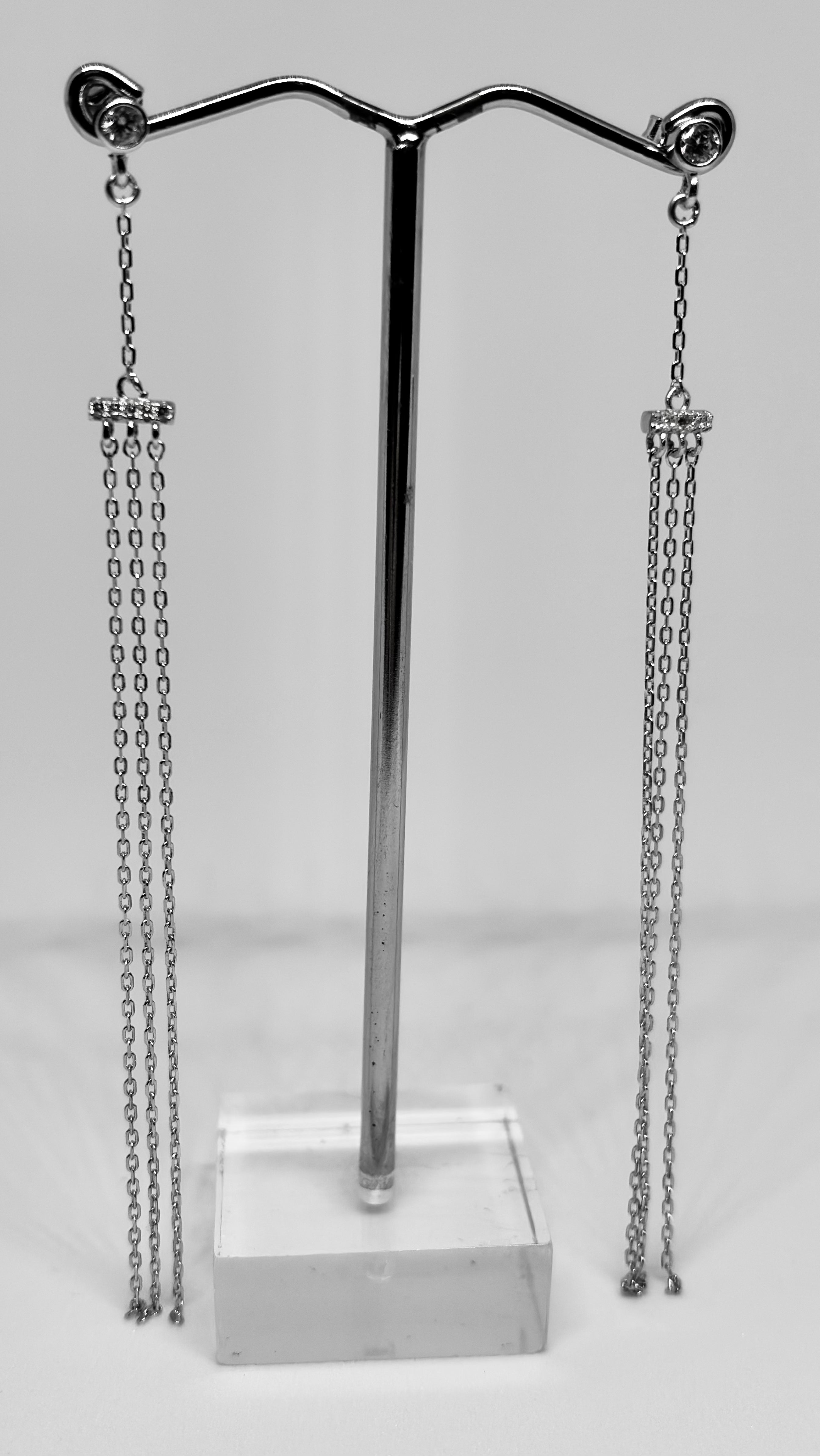 Orecchini con catenelle