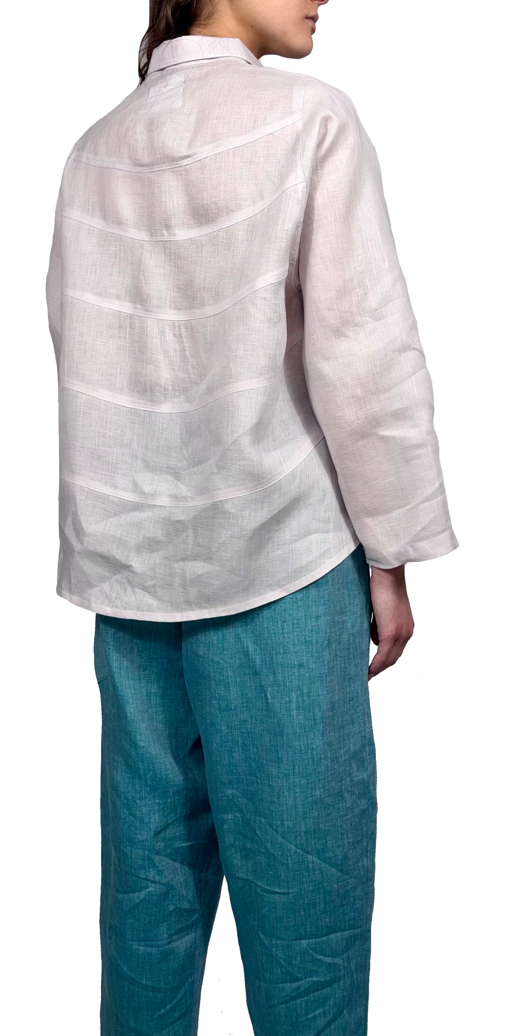 Camicia con cuciture