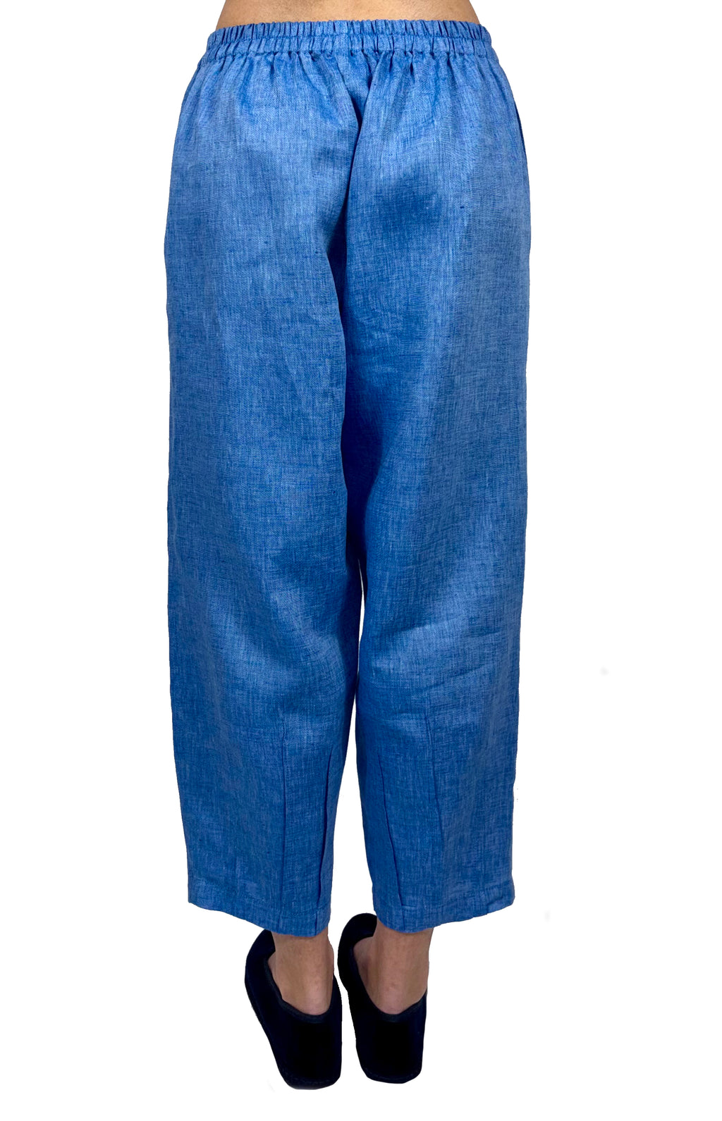 Pantalone di lino blu