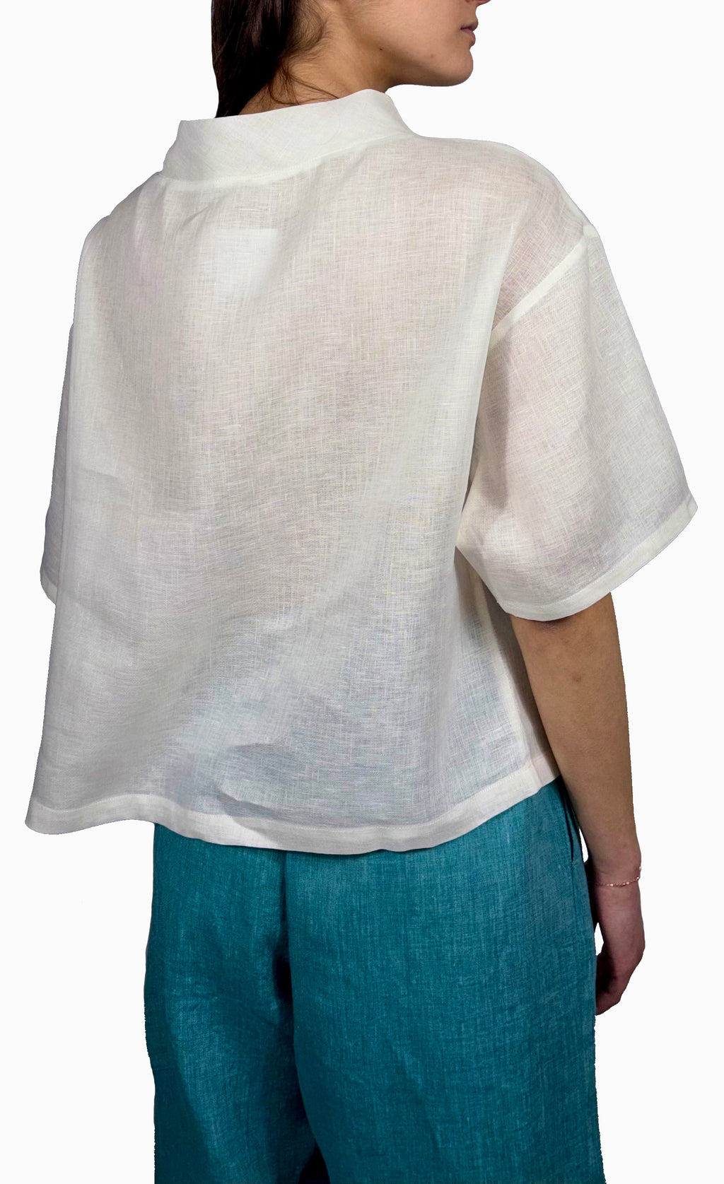 Camicia lino basic