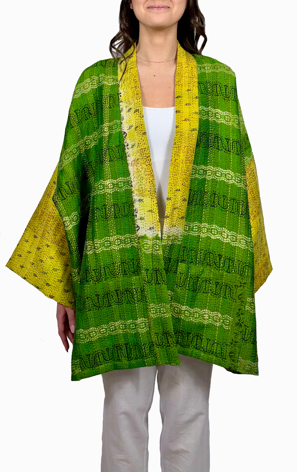 Kimono impunturato a mano Reversibile 2