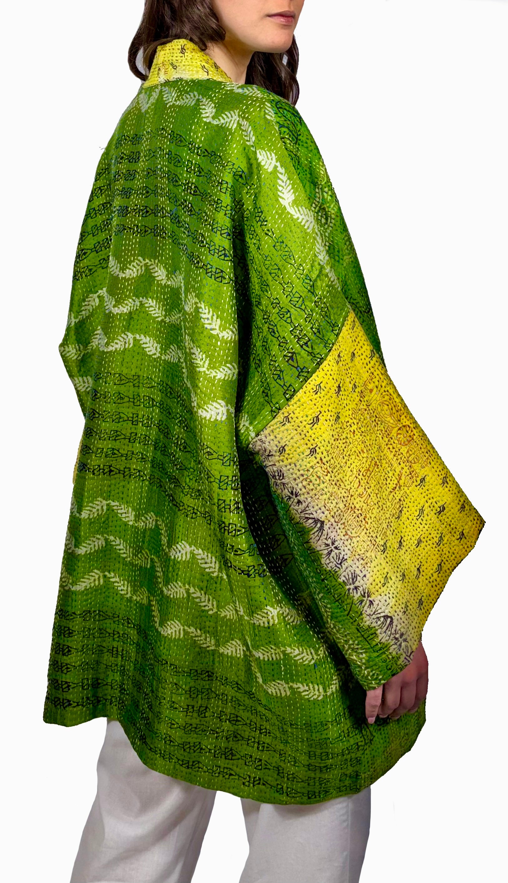 Kimono impunturato a mano Reversibile 2