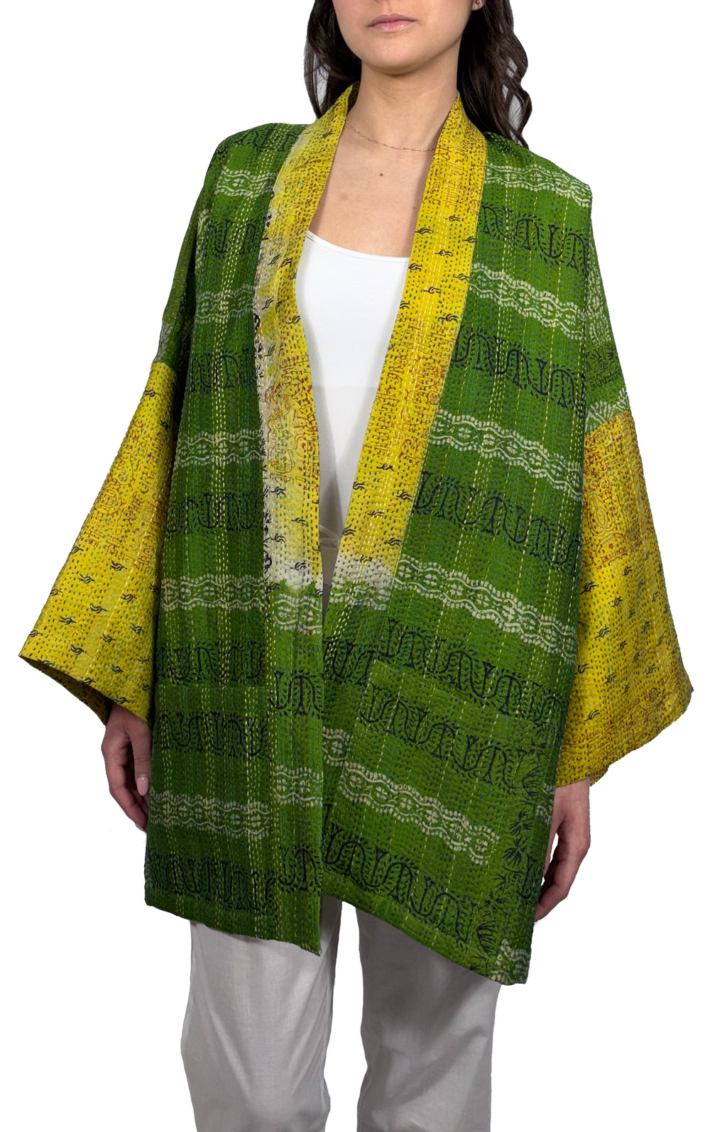 Kimono impunturato a mano Reversibile 2