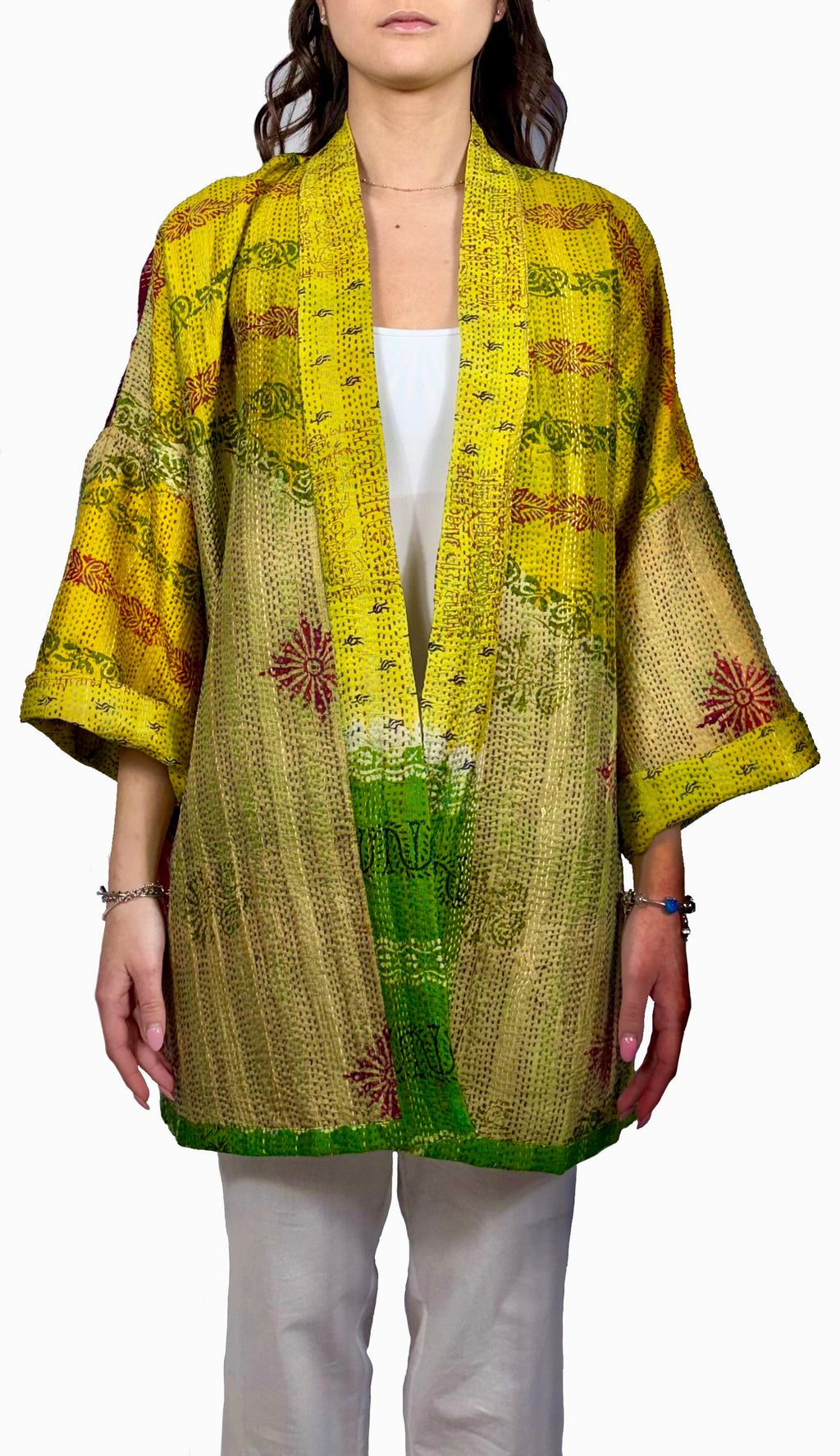 Kimono impunturato a mano Reversibile 2