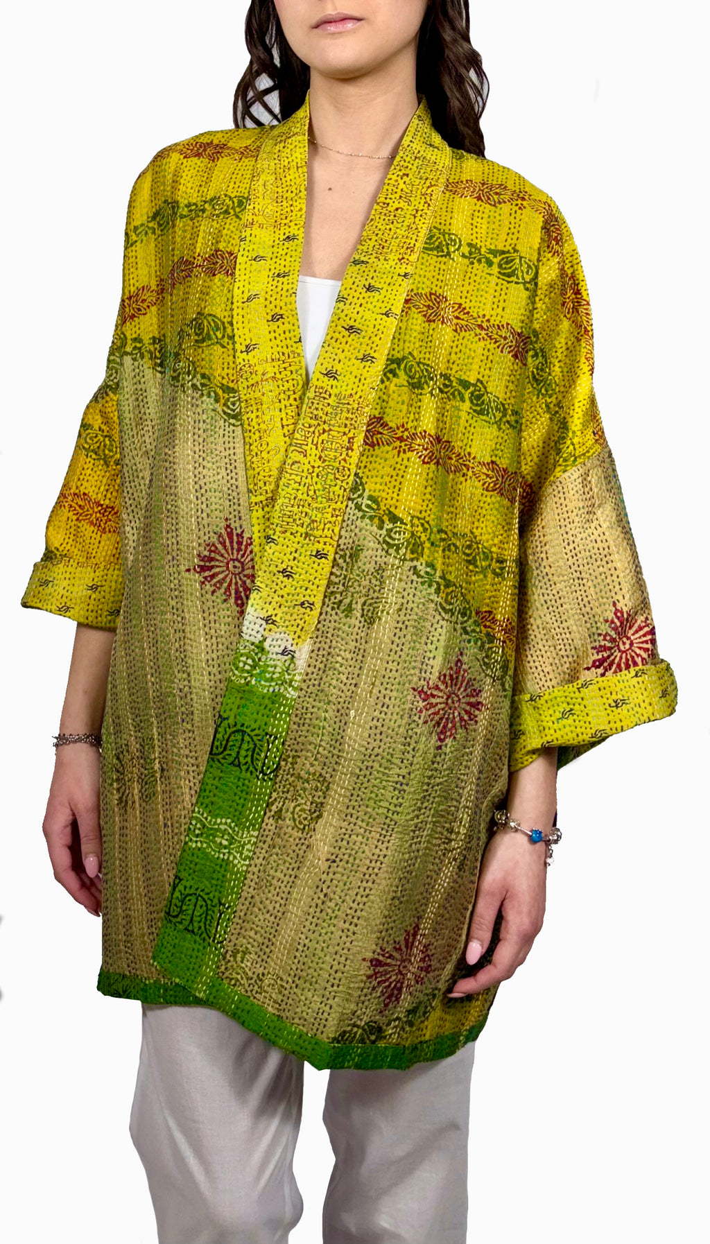 Kimono impunturato a mano Reversibile 2